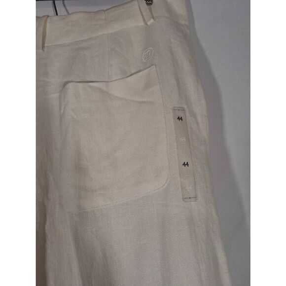 Tommy Hilfiger Mens Off-White Linen Blend Dress‎ Pants Size 44 NEW - Picture 3 of 5